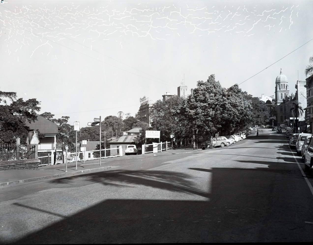 Wickham Terrace looking towards Edwards Street - 1959
