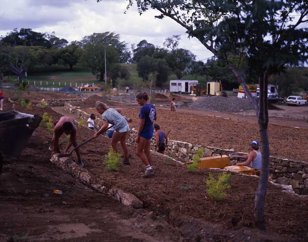 Tree Planting in Harmony Garden - Dutton Park- 1988