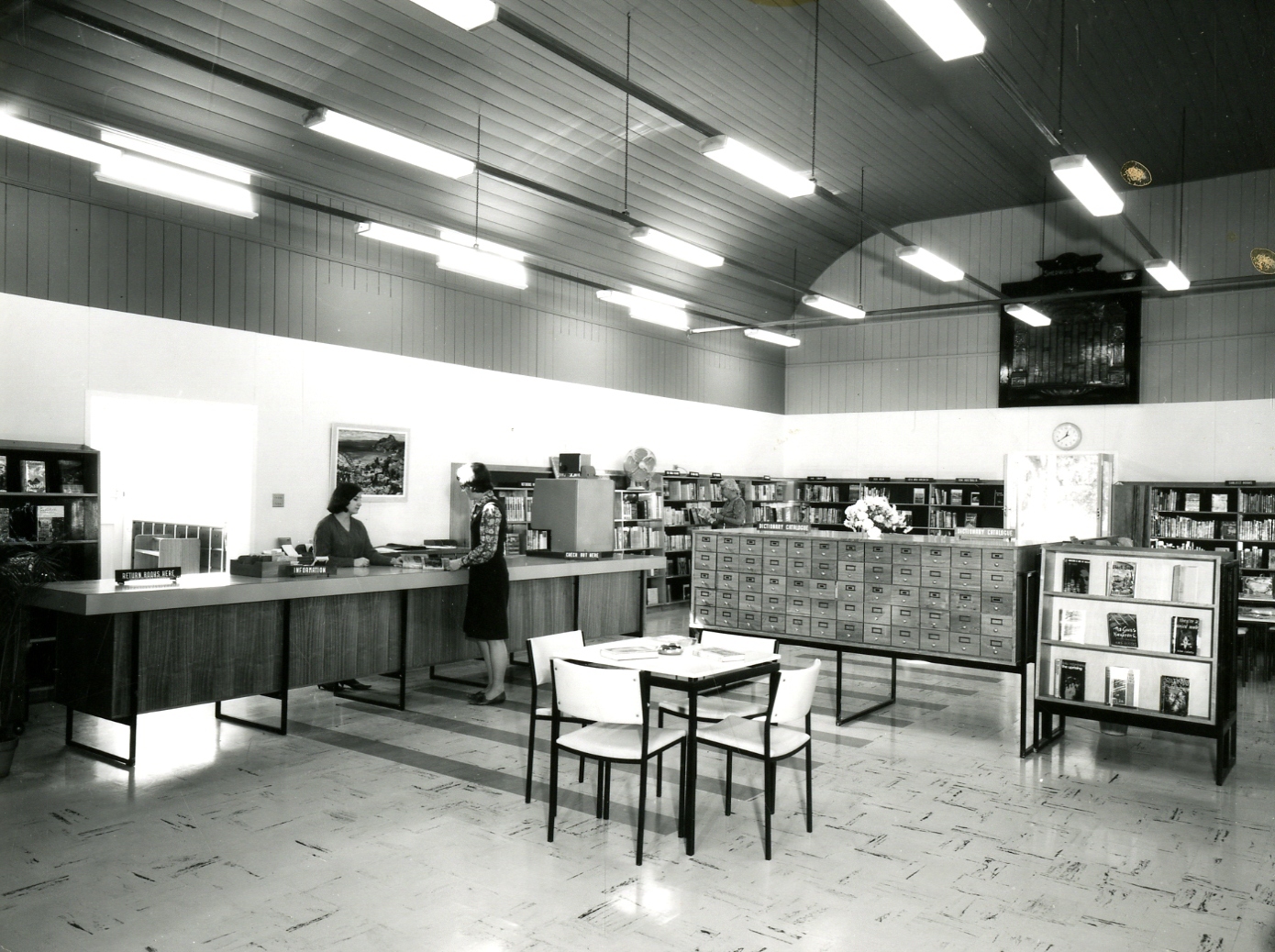 Corinda Library - Interior - 1966