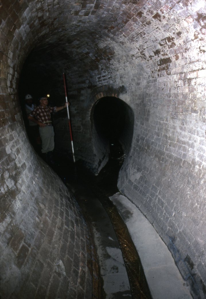 Brick Lined Storm Water Sewer under Makerston Street - 1980