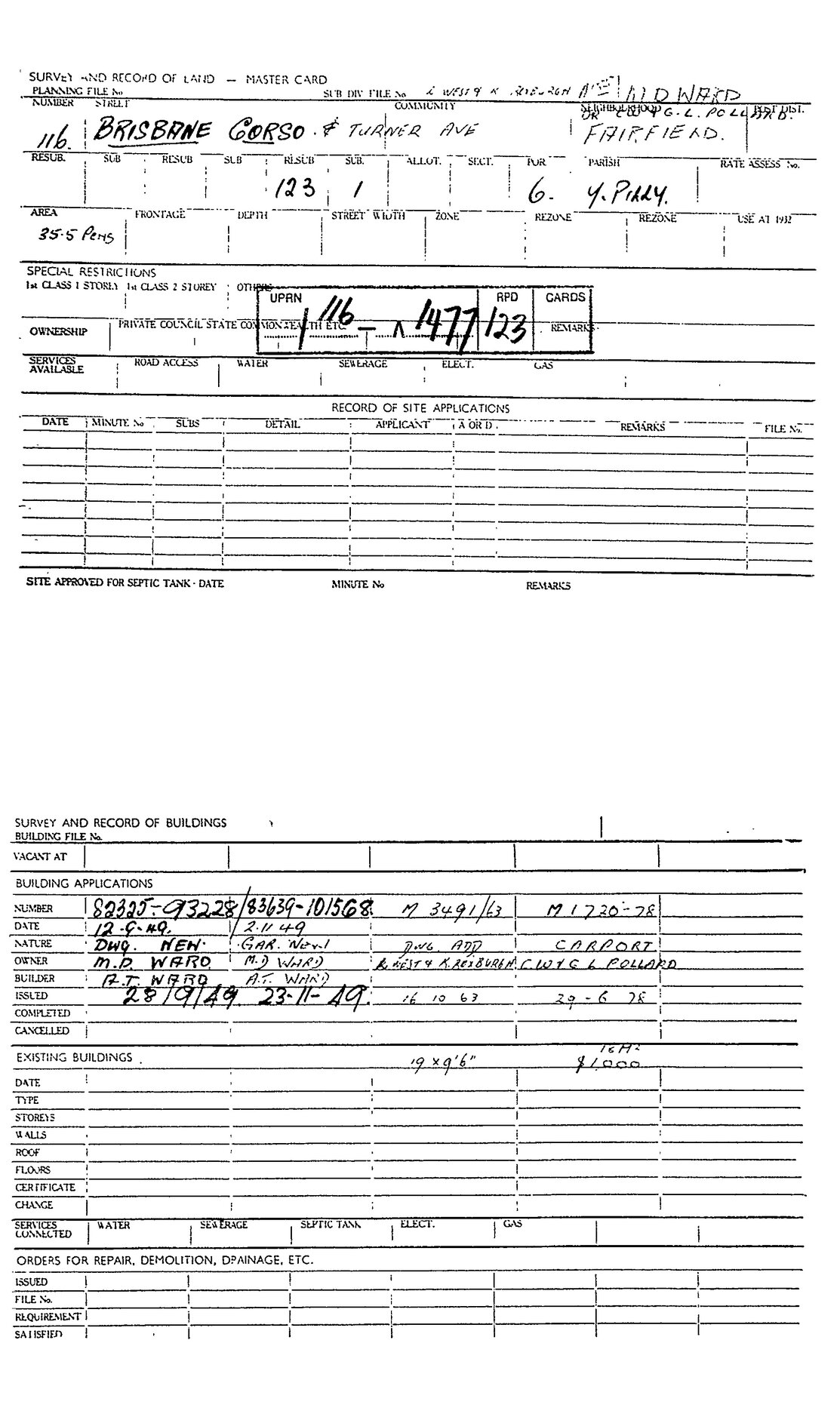 116 BRISBANE CSO FAIRFIELD QLD 4103