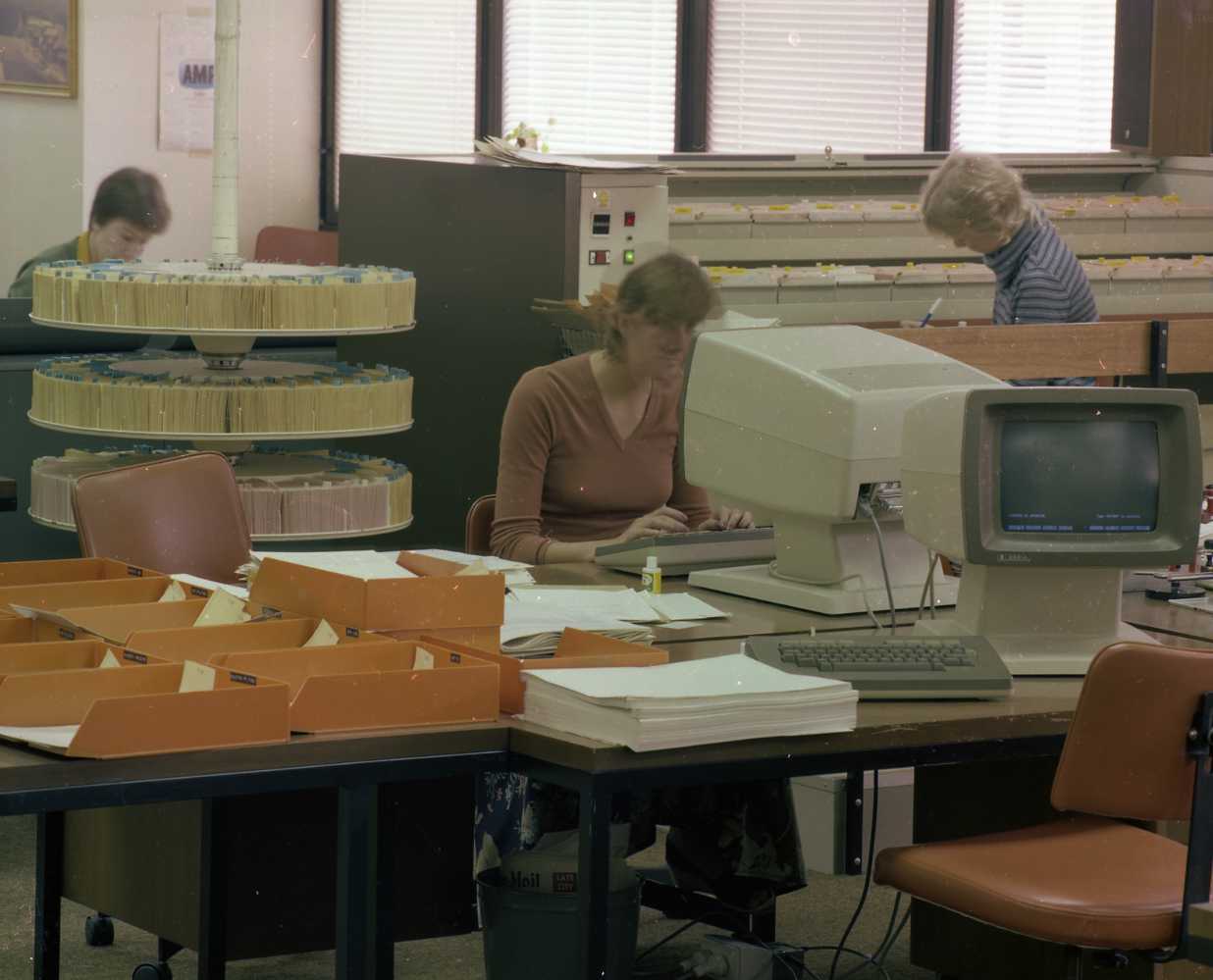 Central Records Computer Terminal 1980