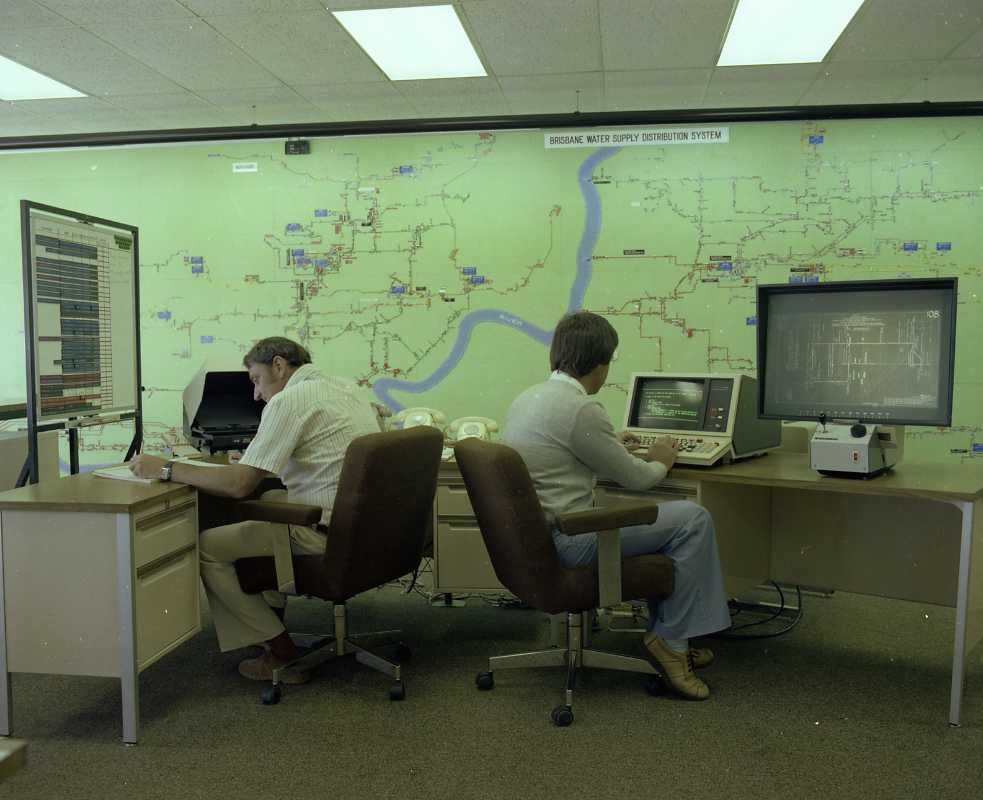 Water Supply Control Room - Newstead Depot - 1982