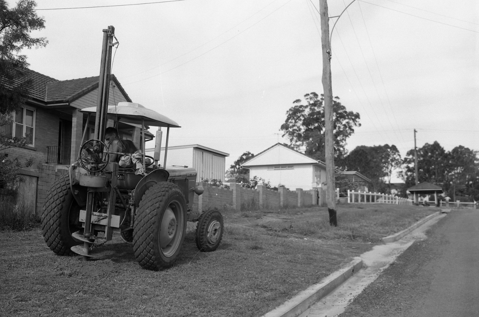 Footpath Tree Planting In front of 13 Pring Street - Tarragindi - 1965