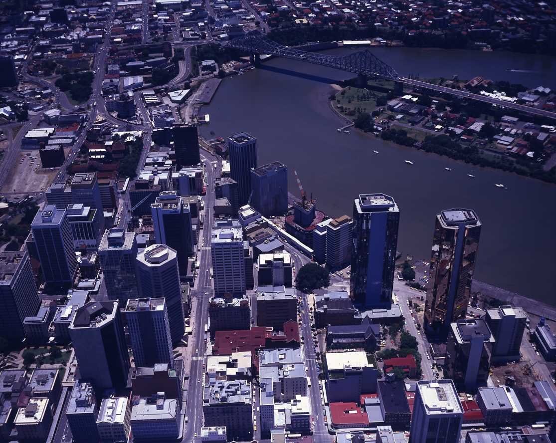 Aerial View of City - 1984
