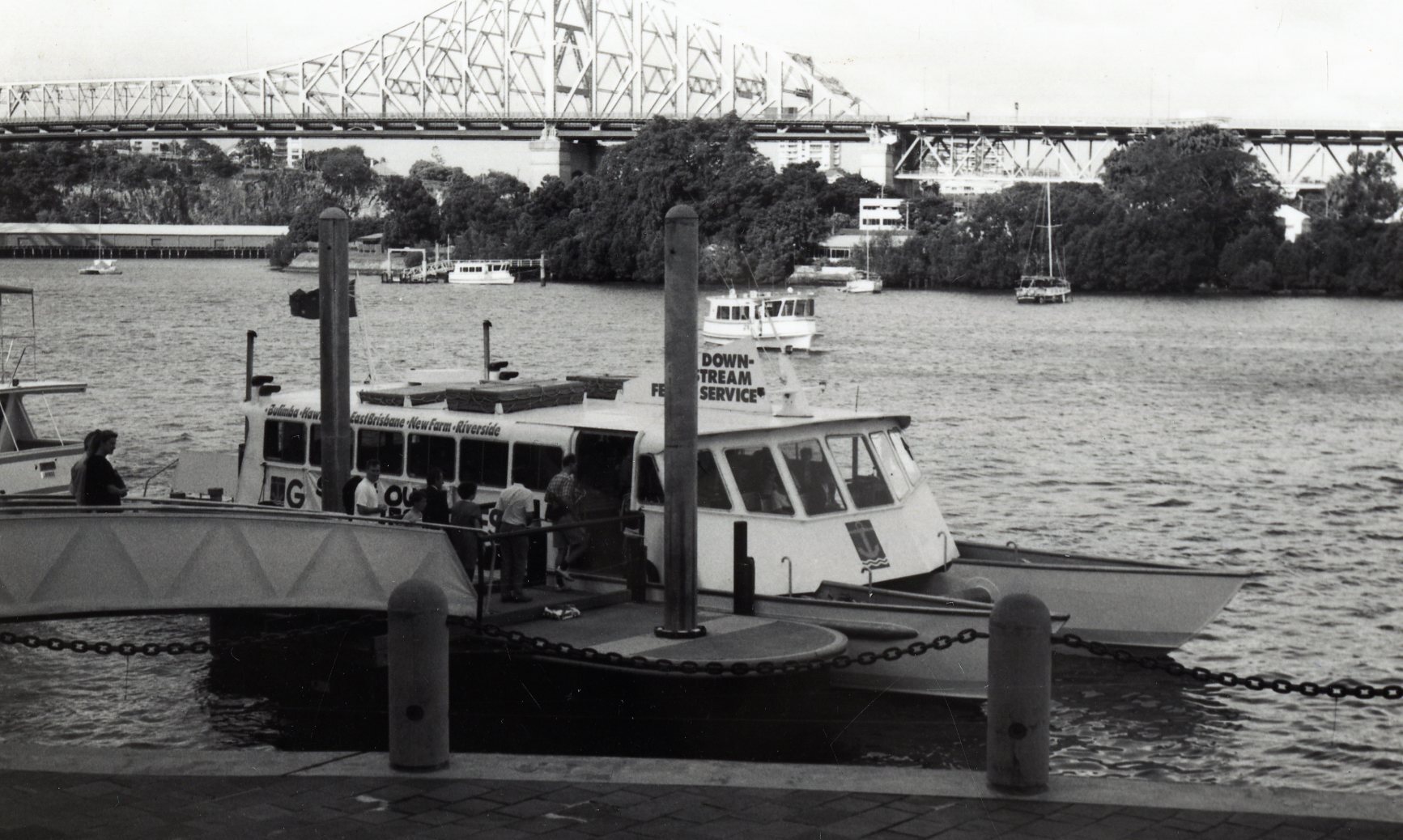Golden Mile Down Stream Ferry Service - Last Day of Service - Riverside Centre Terminal - 1992