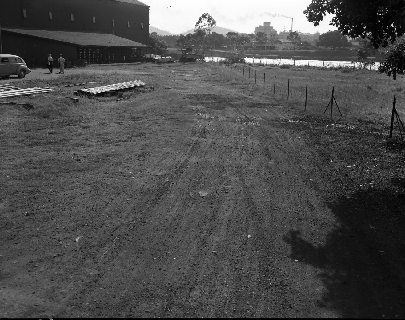 Riverside Drive Development Access Road for Construction - 1951