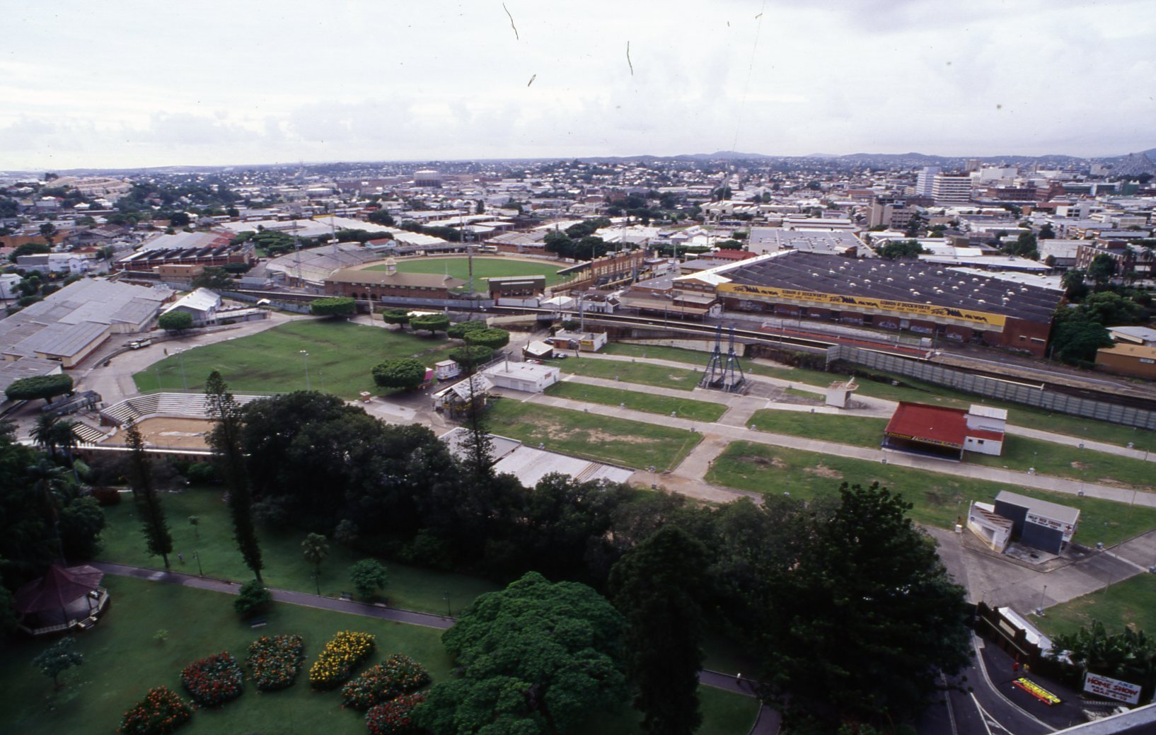 Aerial View of the RNA Showgrounds - Bowen Hills - 1992