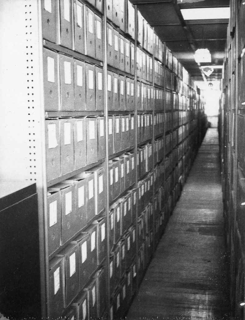 Brisbane City Council - Central Records Branch File Storage in Repco House - 1968