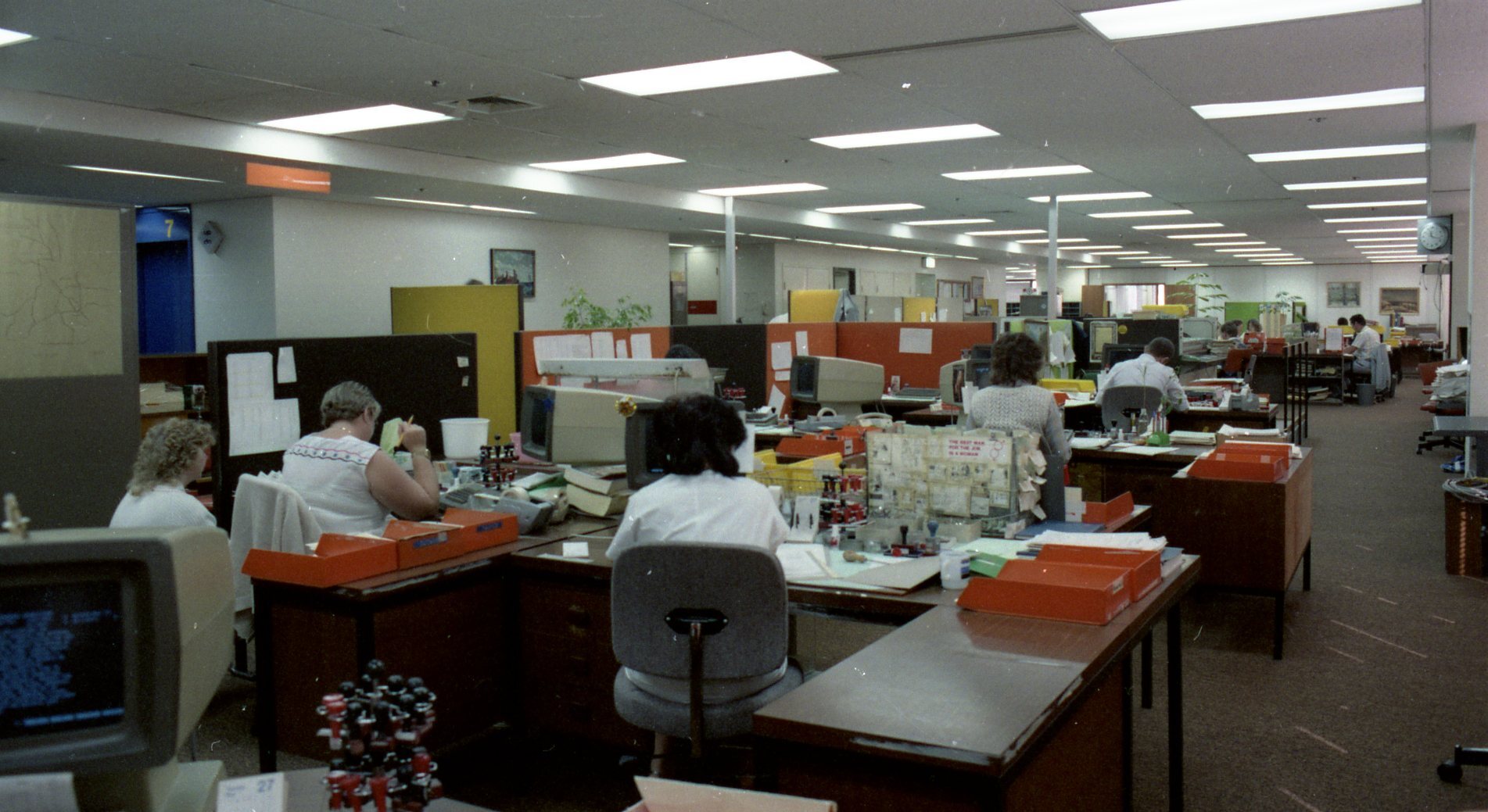 Central Records Branch - Classification Section - Brisbane Administration Centre1986