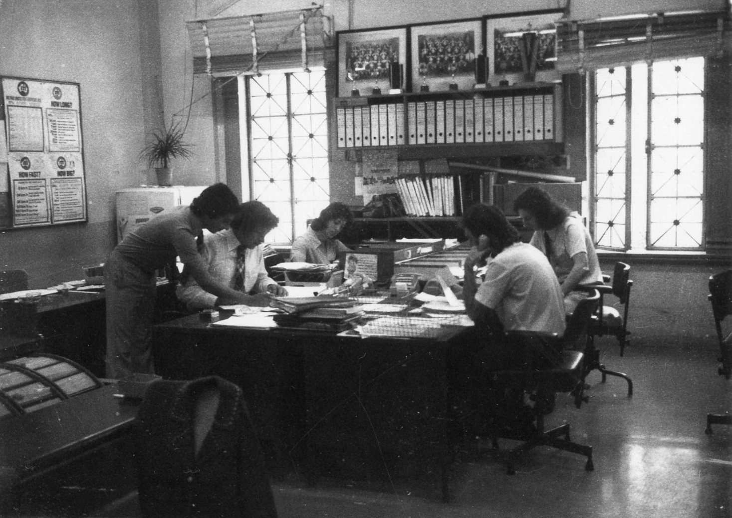 Central Records Branch - Attachments Section - City Hall - 1975