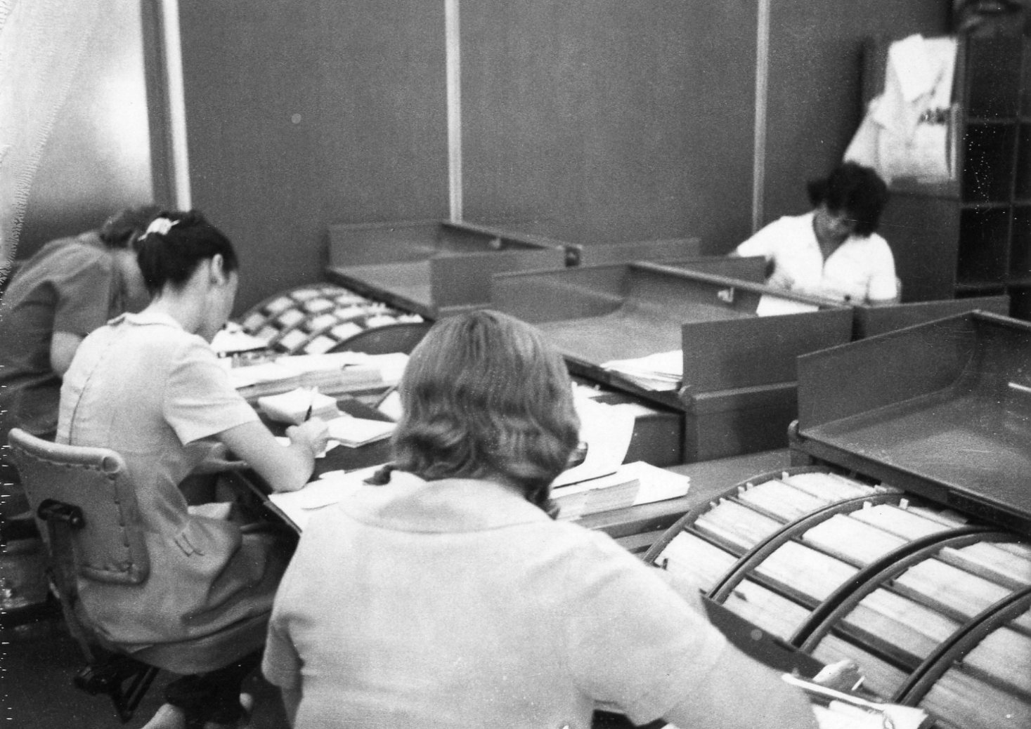 Central Records Branch - Classification Section - City Hall - 1975