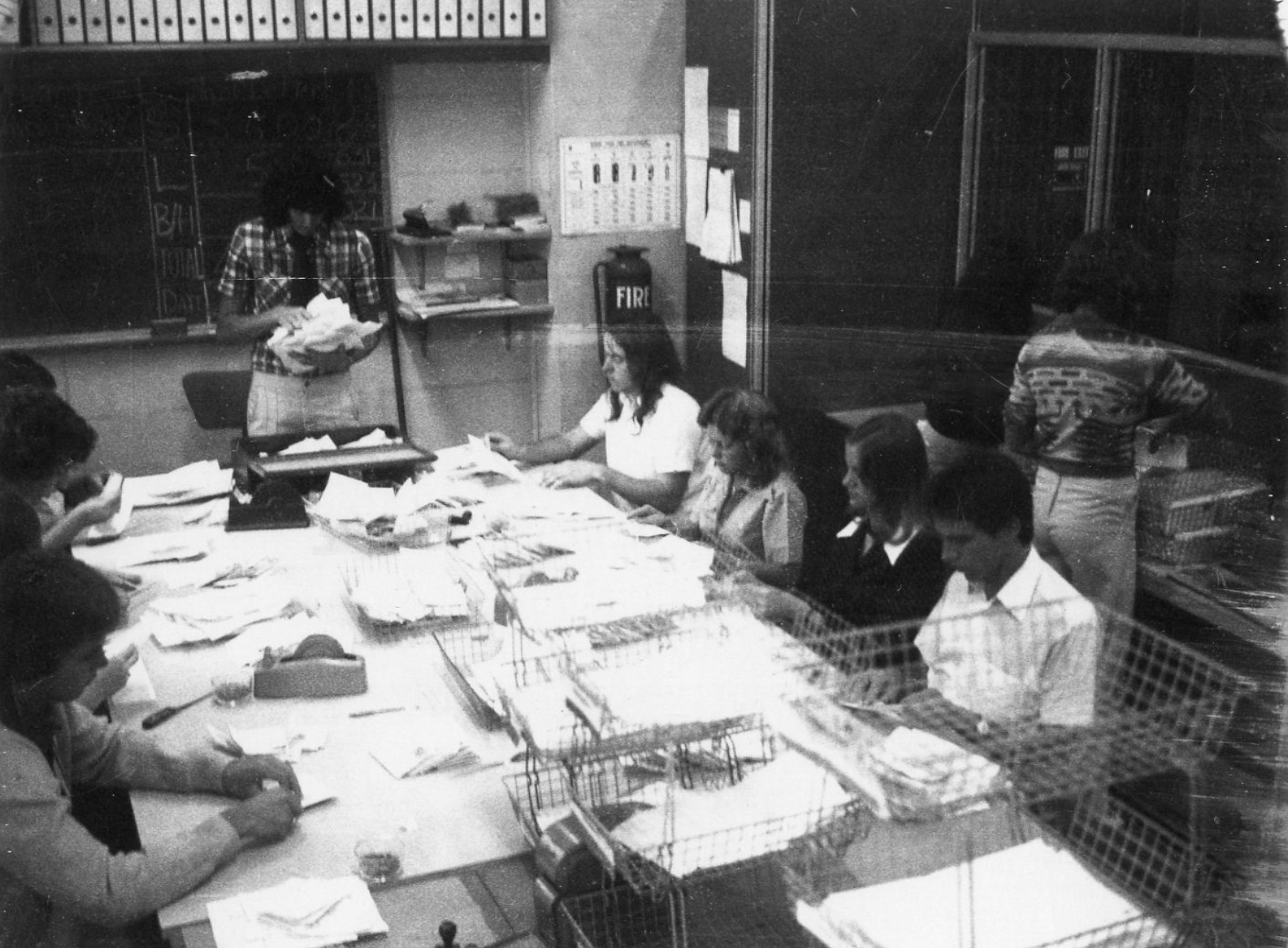Central Records Branch - Mail Room - City Hall - 1975