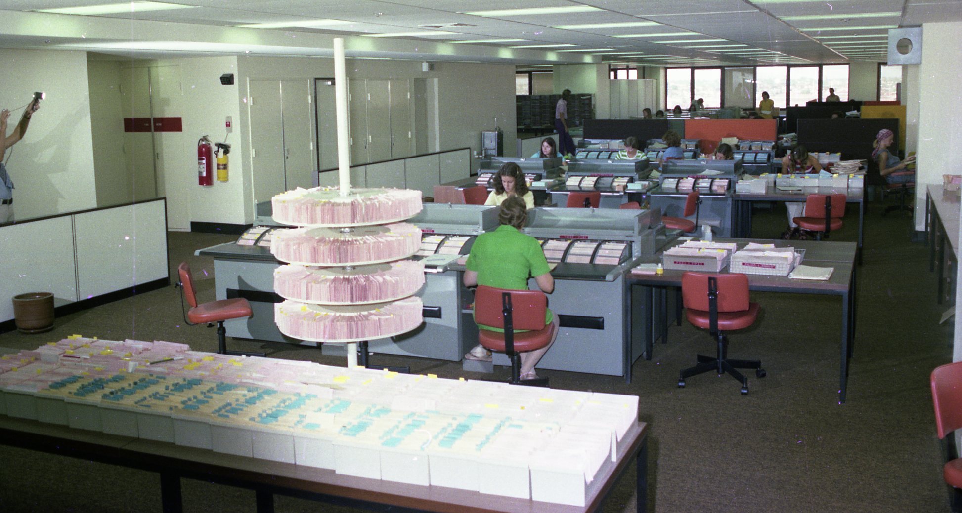 Central Records Branch - Collating Section - Brisbane Administration Centre - 1977