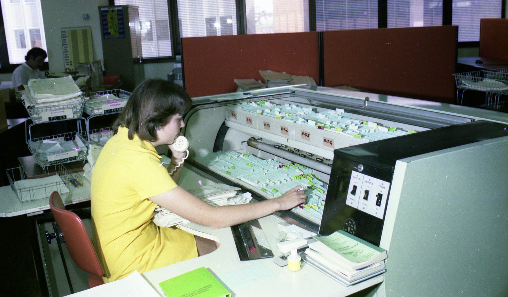 Central Records Branch - File Location Section - Brisbane Administration Centre - 1977