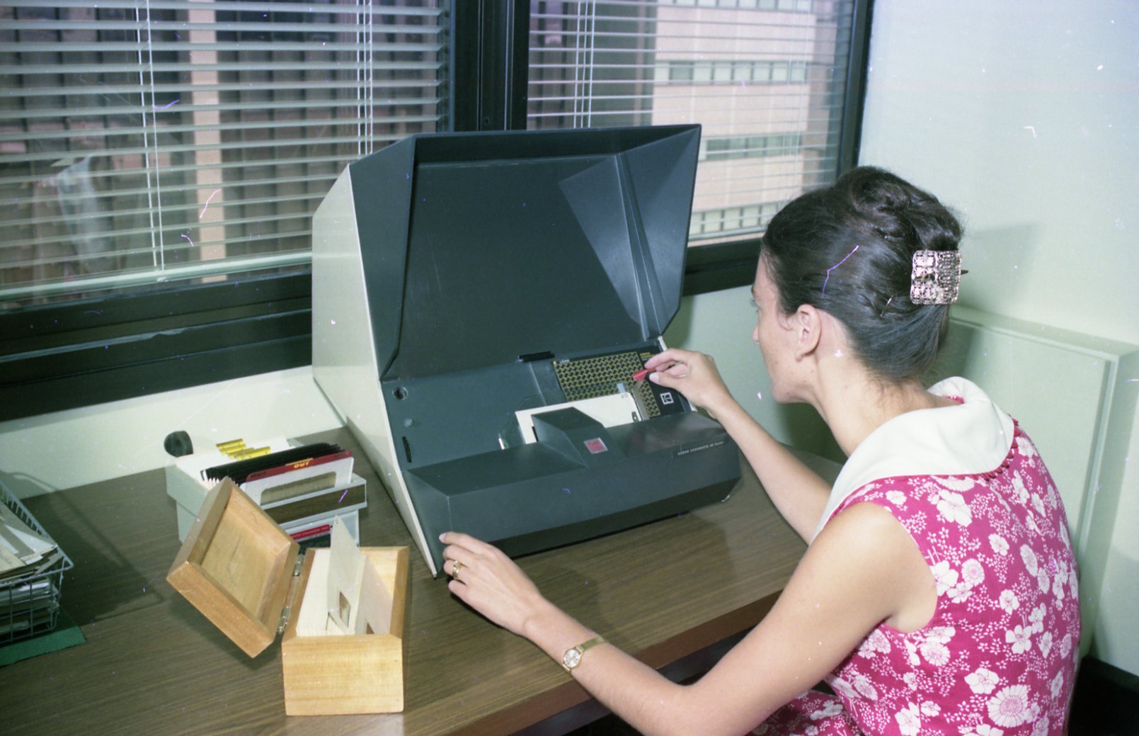 Central Records Branch - Microfish Reader - Brisbane Administration Centre - 1977