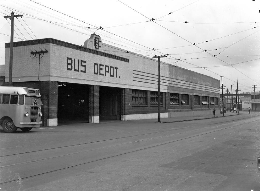 Light Street Bus Depot - 1949