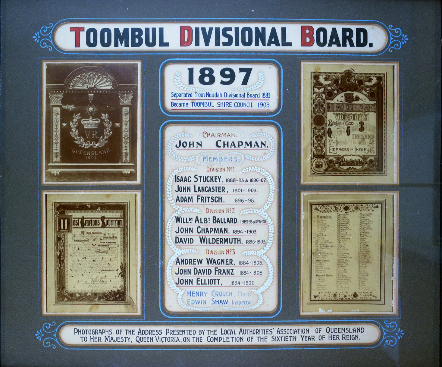 Toombul Divisional Board - 1897