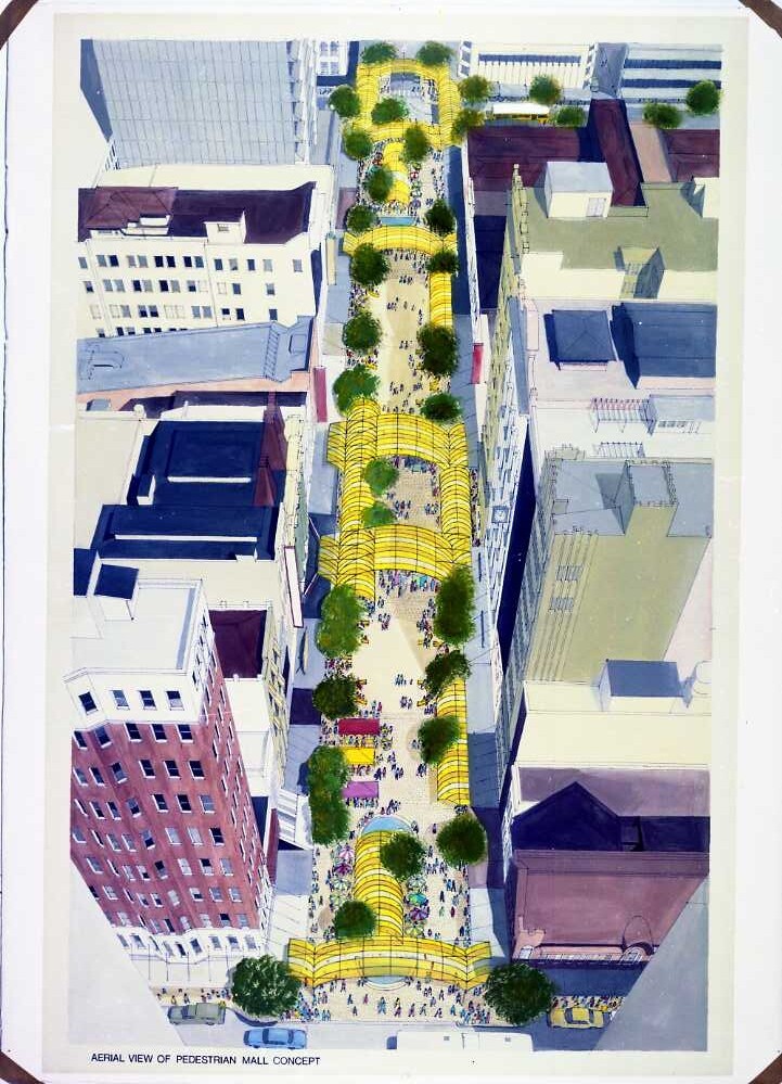 Queen Street Mall Proposed Plan - 1981