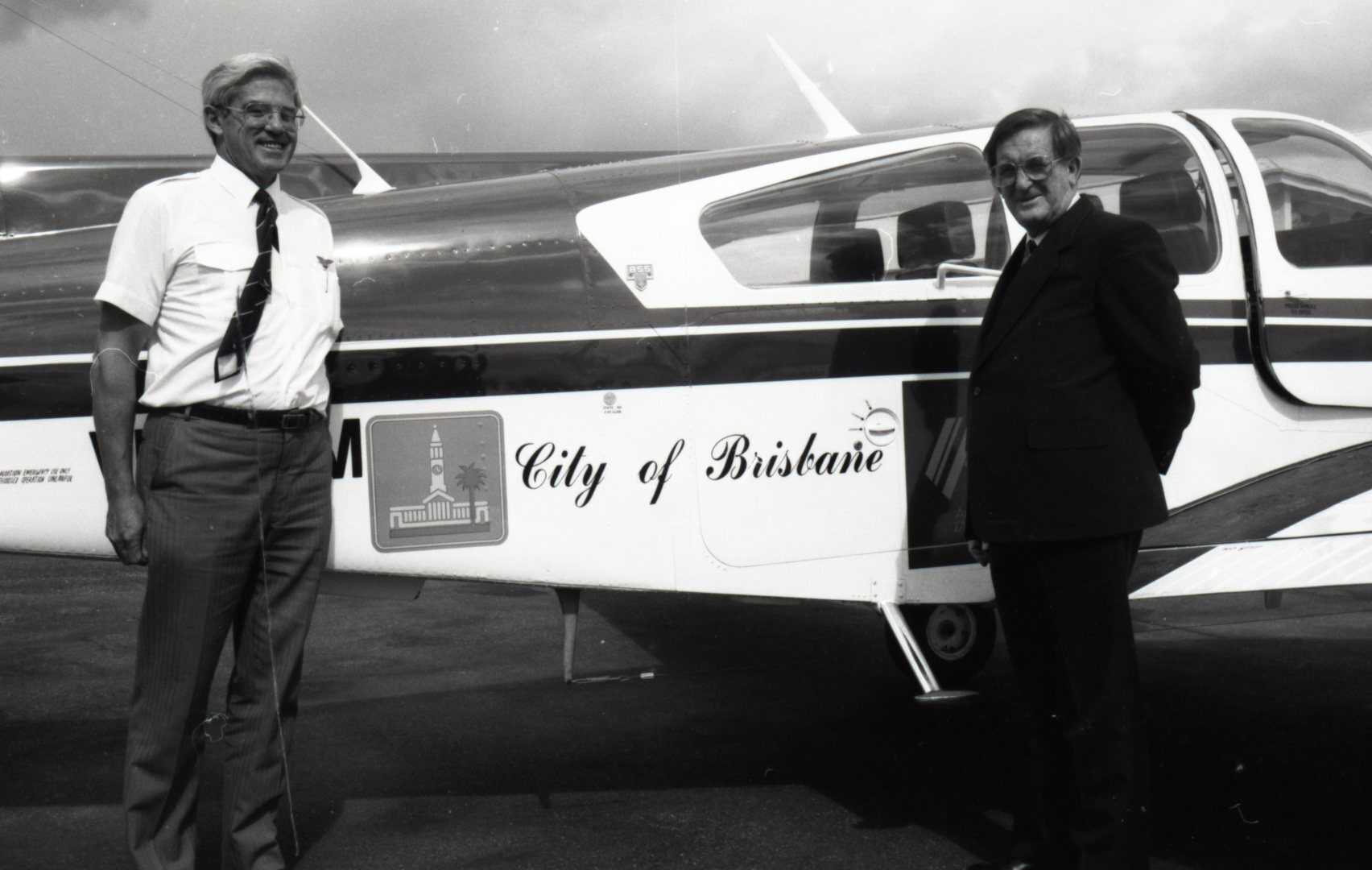 Farewelling "City of Brisbane" Aircraft 