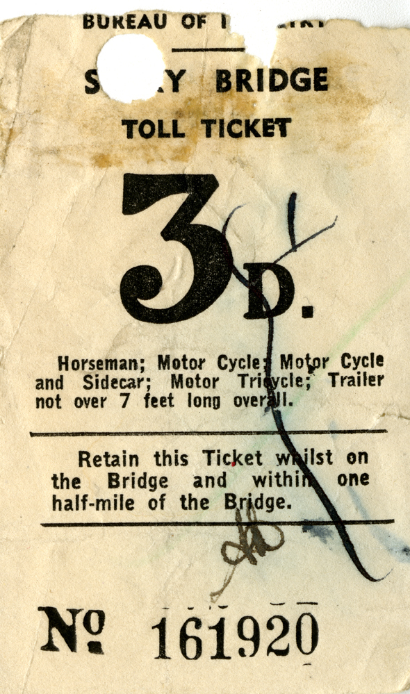 Story Bridge Toll Tickets - 1940