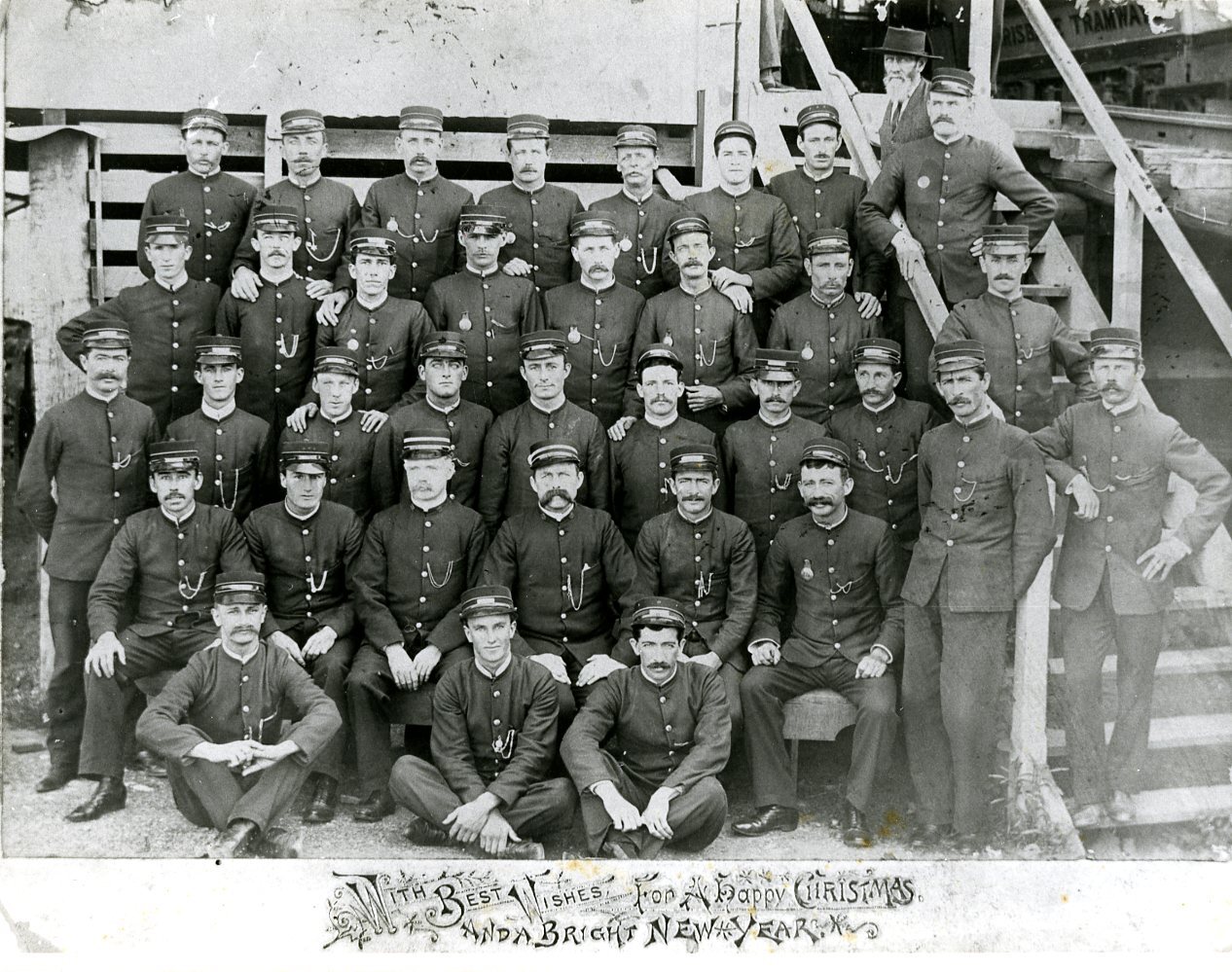 Light Street Tram Depot Staff c1890