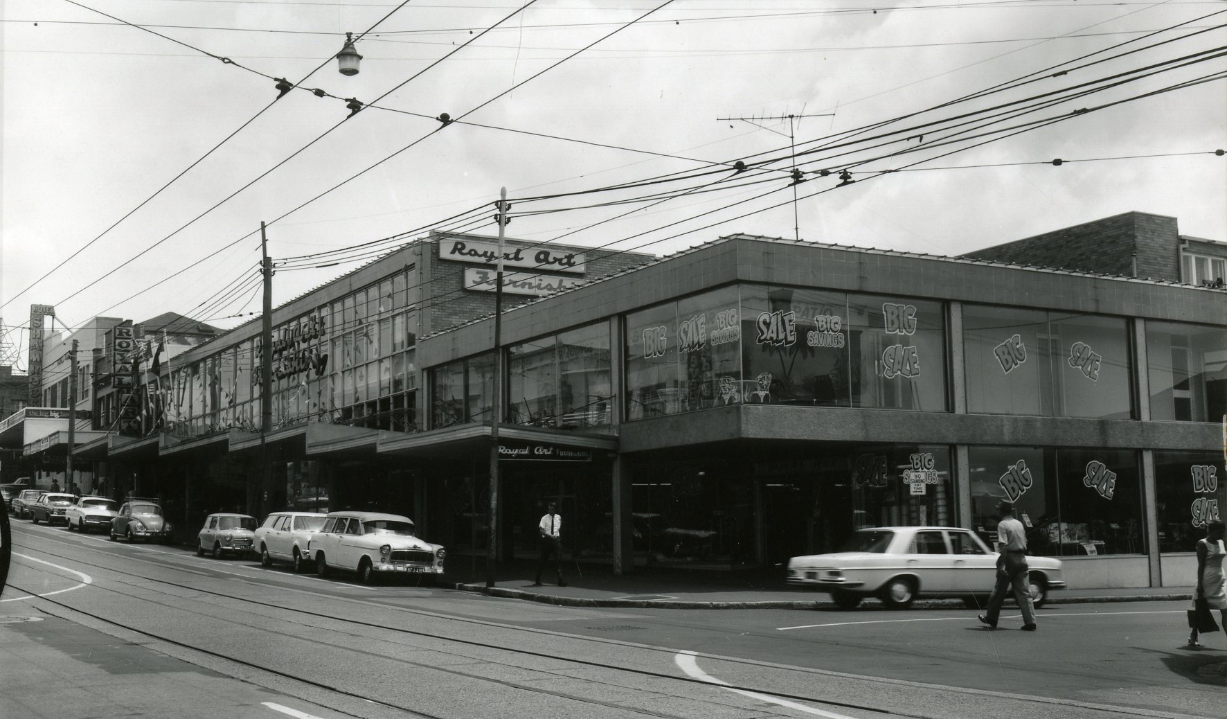 Royal Art Furniture Store corner Brunswick Street and Alfred Street - Fortitude Valley - 1969