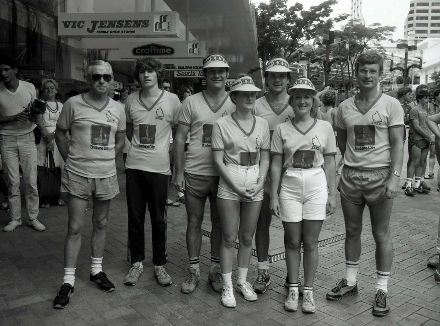 Council Staff taking part Race Queen Street Mall 1983