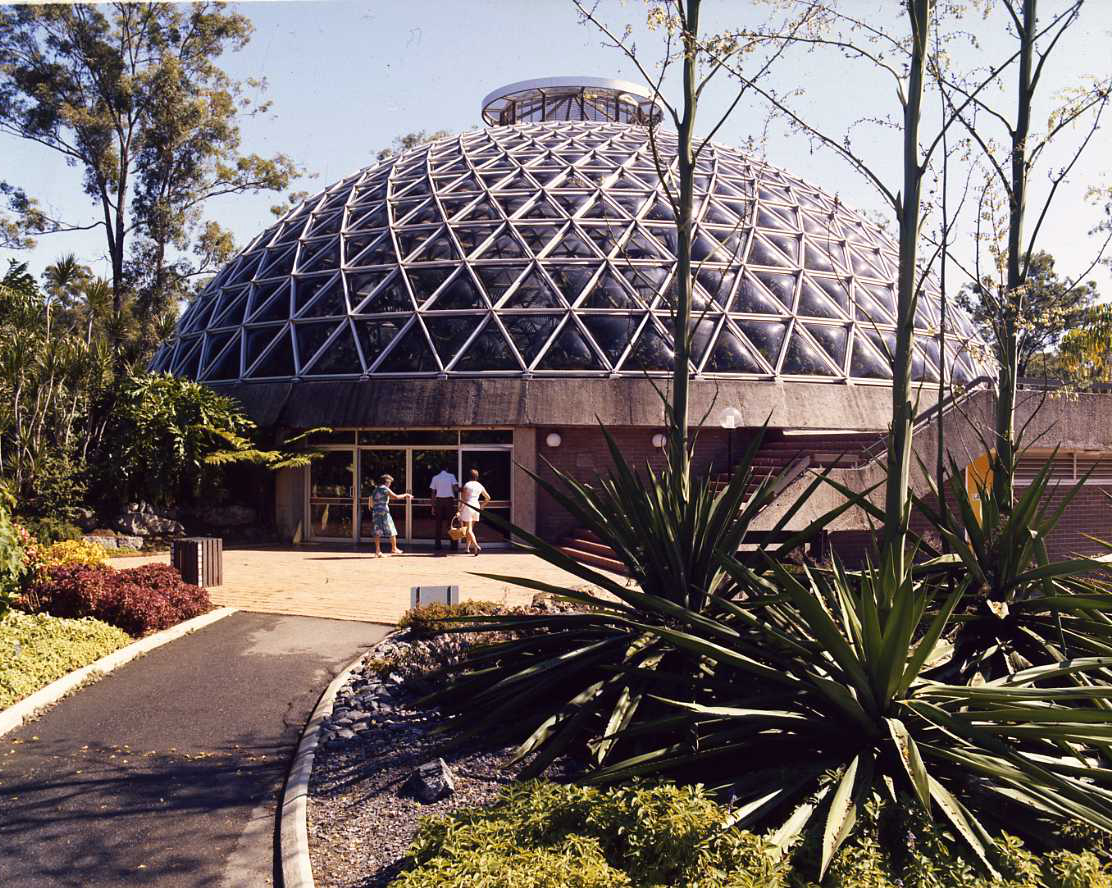 Mt Coot-tha Botanic Gardens - Tropical Display Dome- View of Entrance 1987