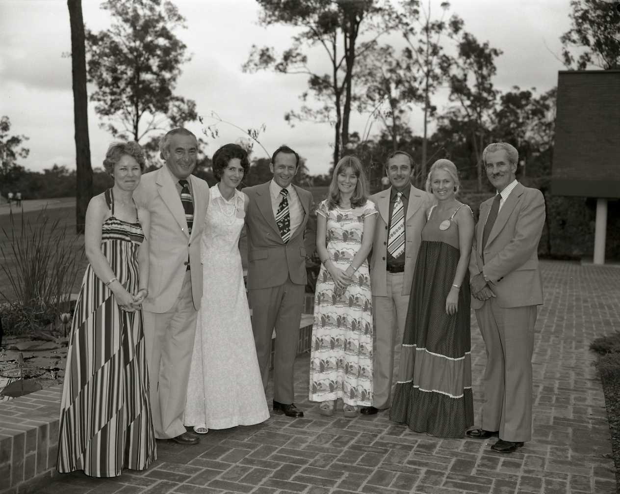 Mt Coot-tha Botanic Gardens  - Guest at the Official opening of Library and Theatrette -1976