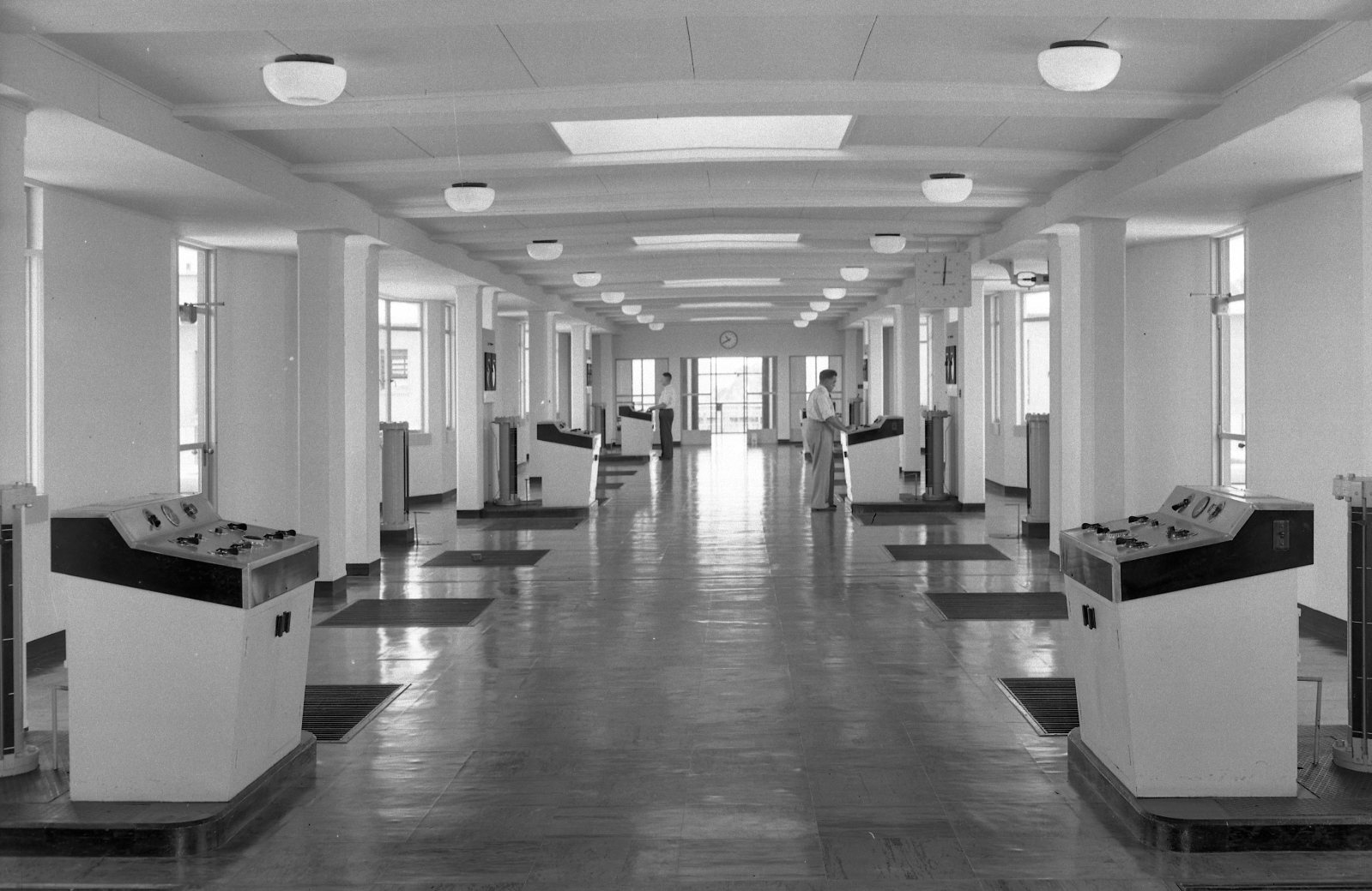 Mt Crosby Water Treatment Plant - Control Room Interior - 1950