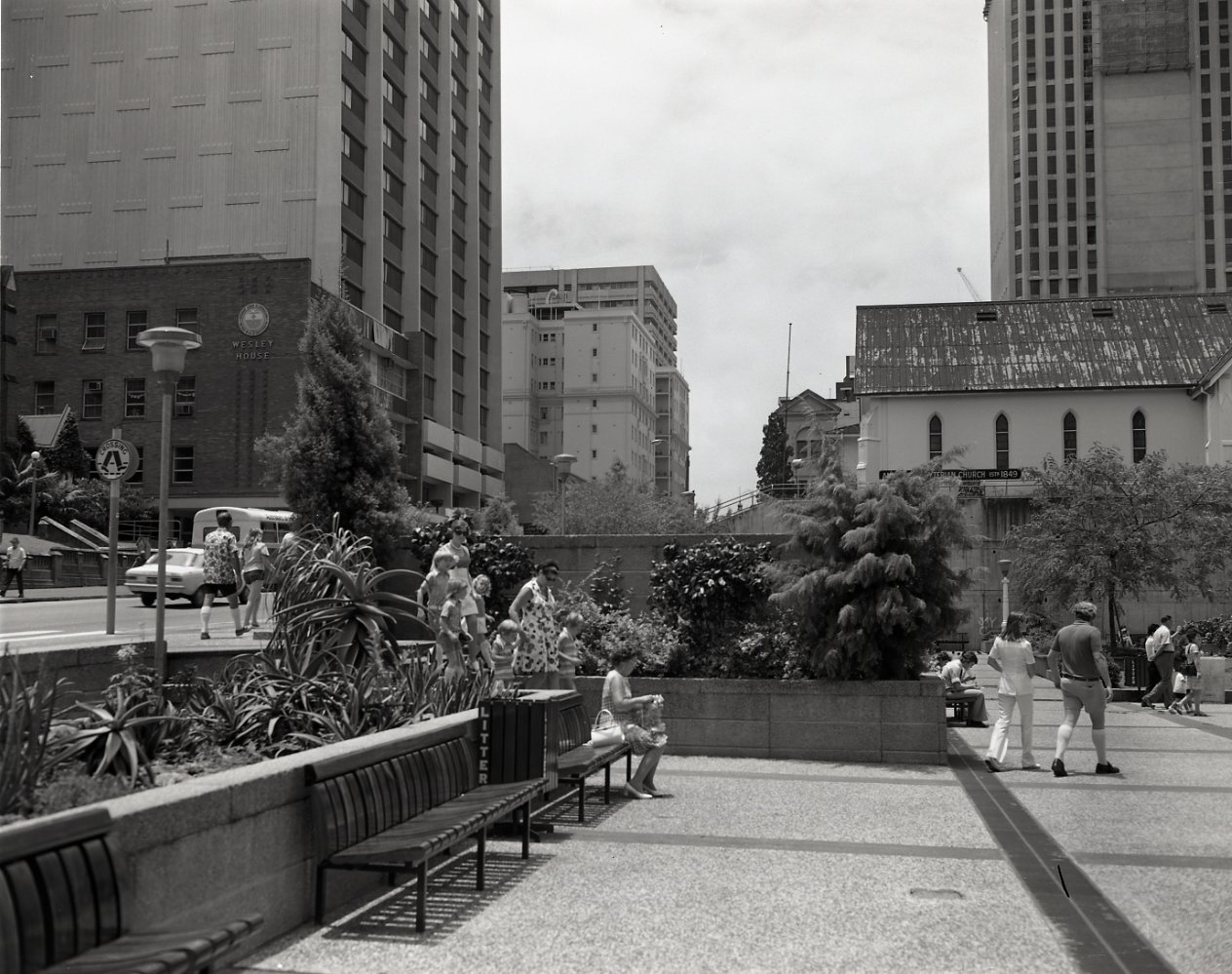 Sound Lights in King George Square - 1931