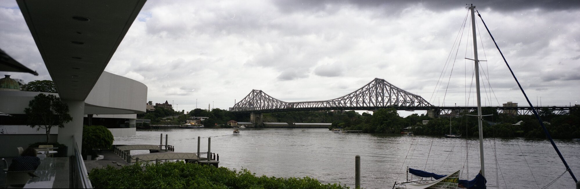 Panorama View of Story Bridge from Riverside Centre - 1993