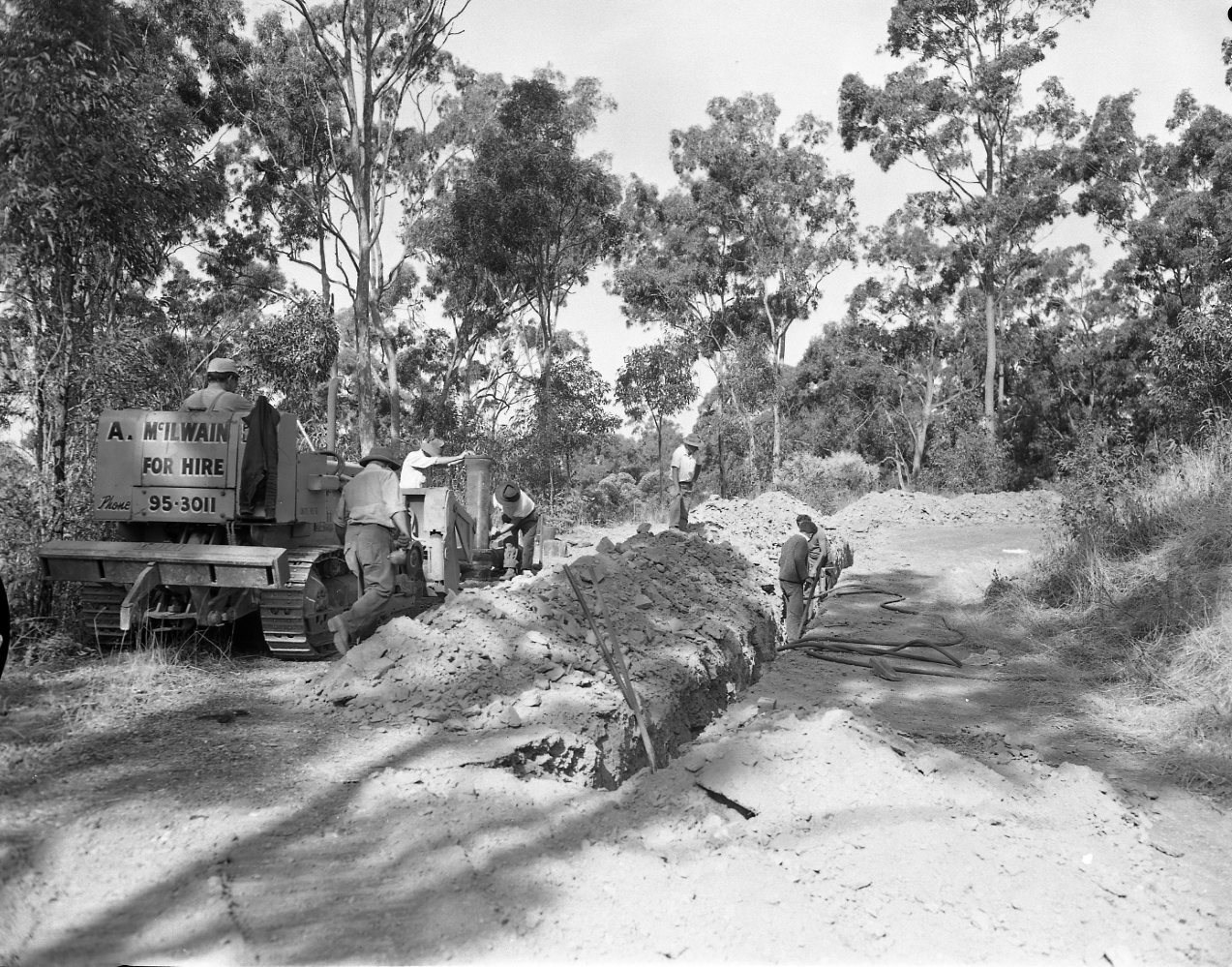 J.C. Slaughter Falls Picnic Area Construction - 1970
