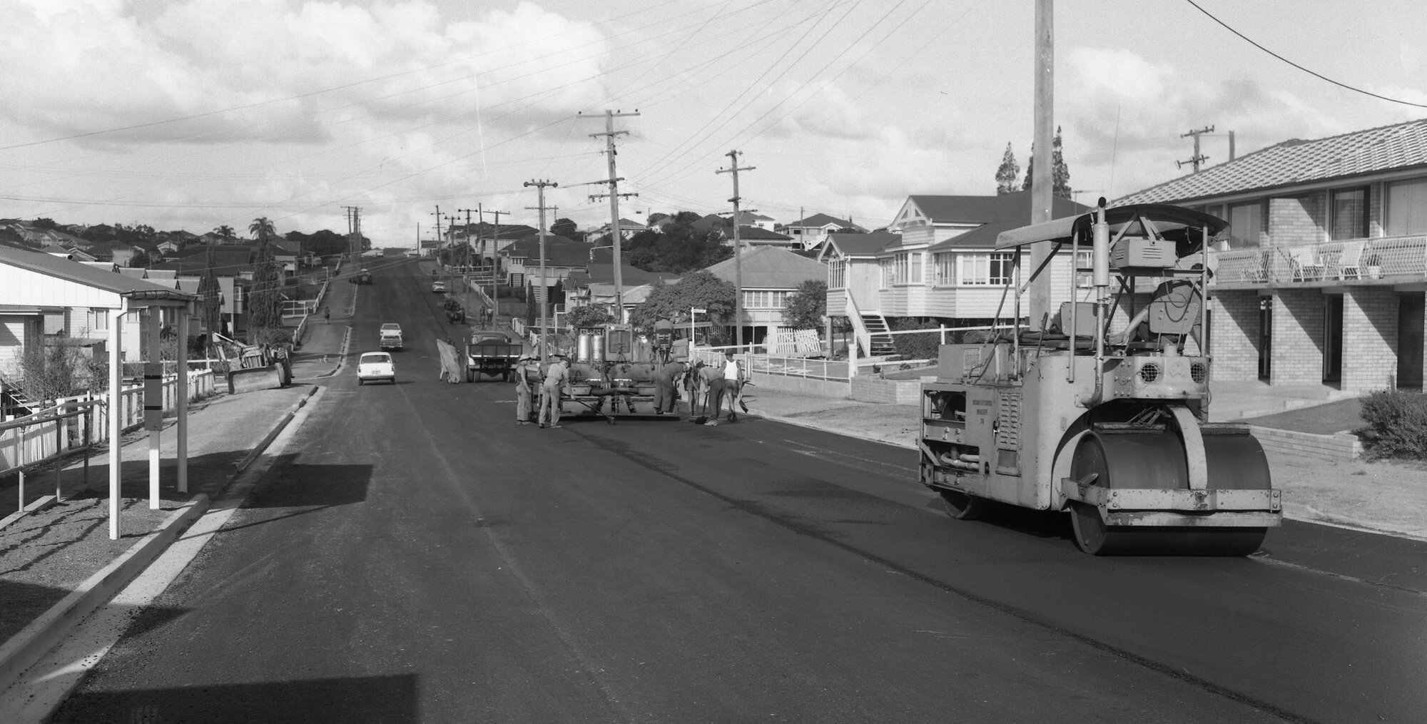 Ridge Street Road Sealing - Greenslopes - 1969