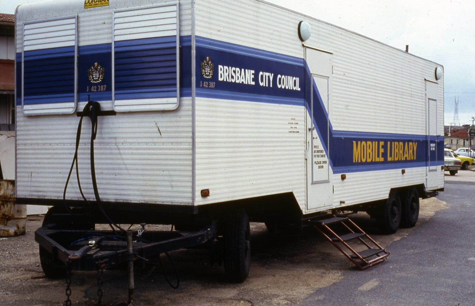 Mobile Library at Kenmore Shopping Village - 1982