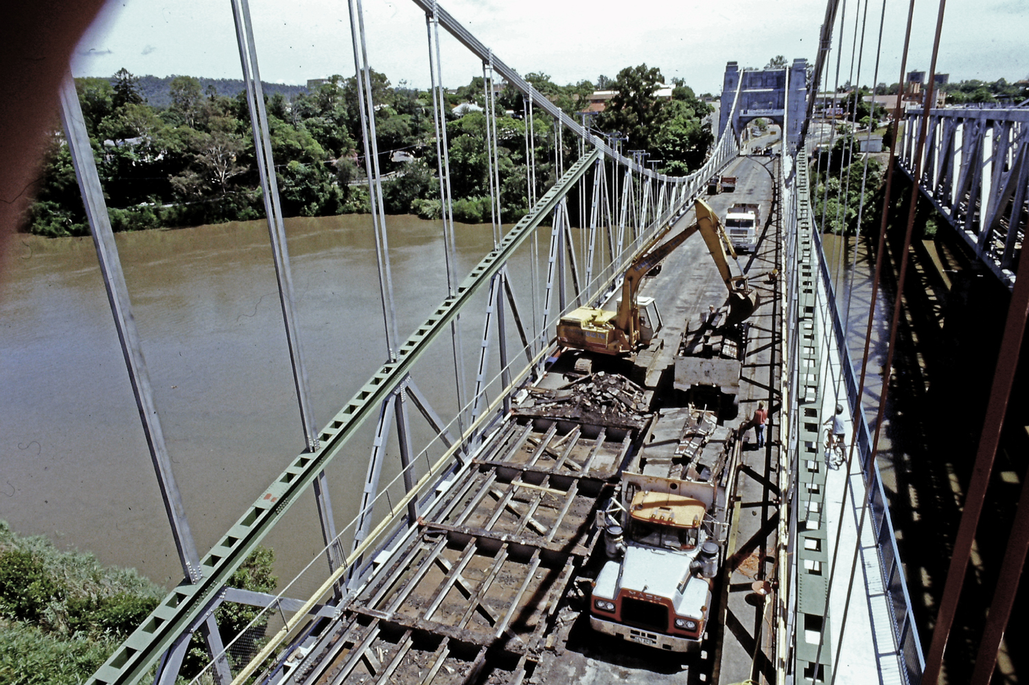 Walter Taylor Bridge being Resurfaced 2015