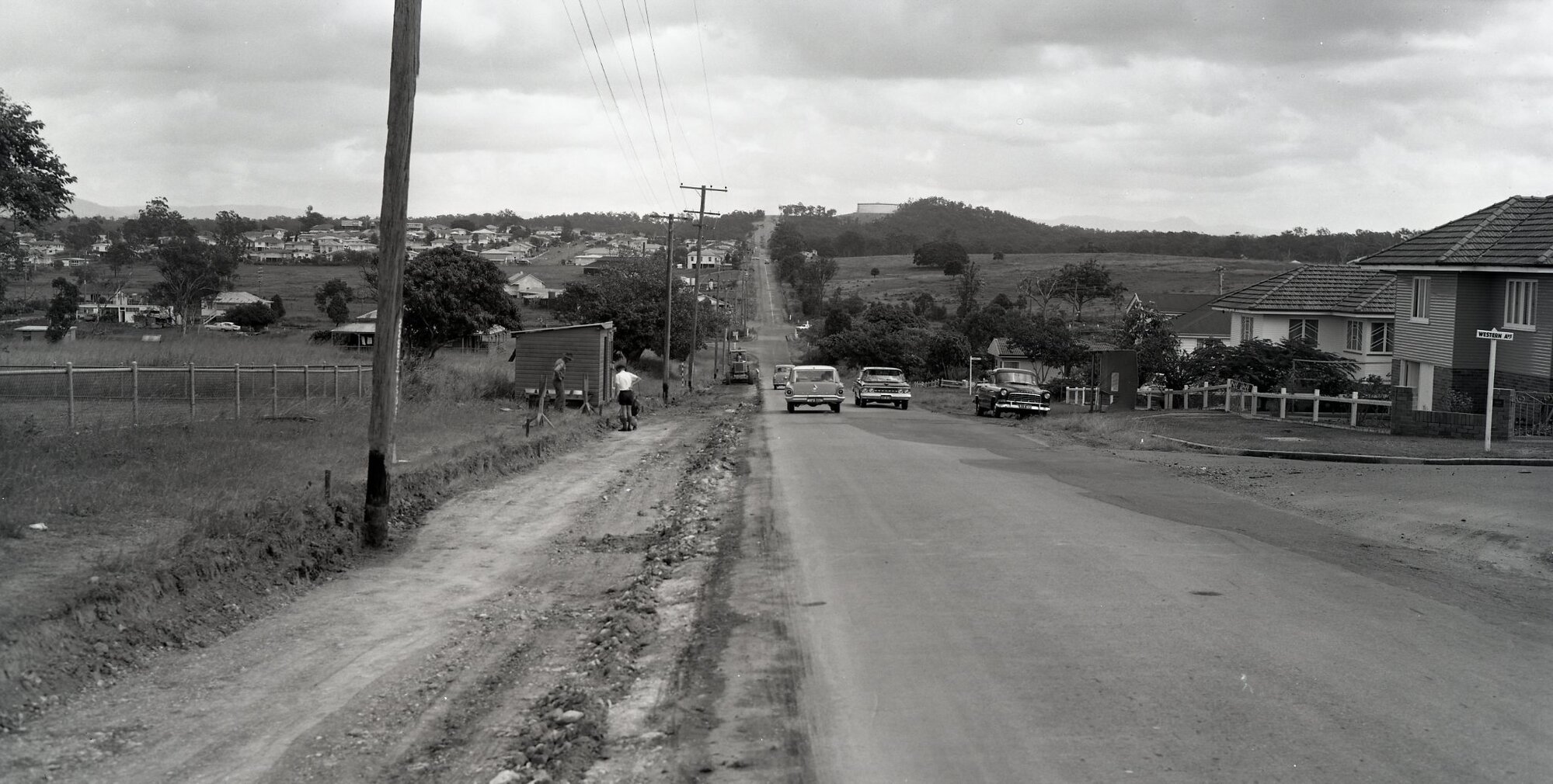 Hamilton Road from Western Avenue - Chermside - 1967