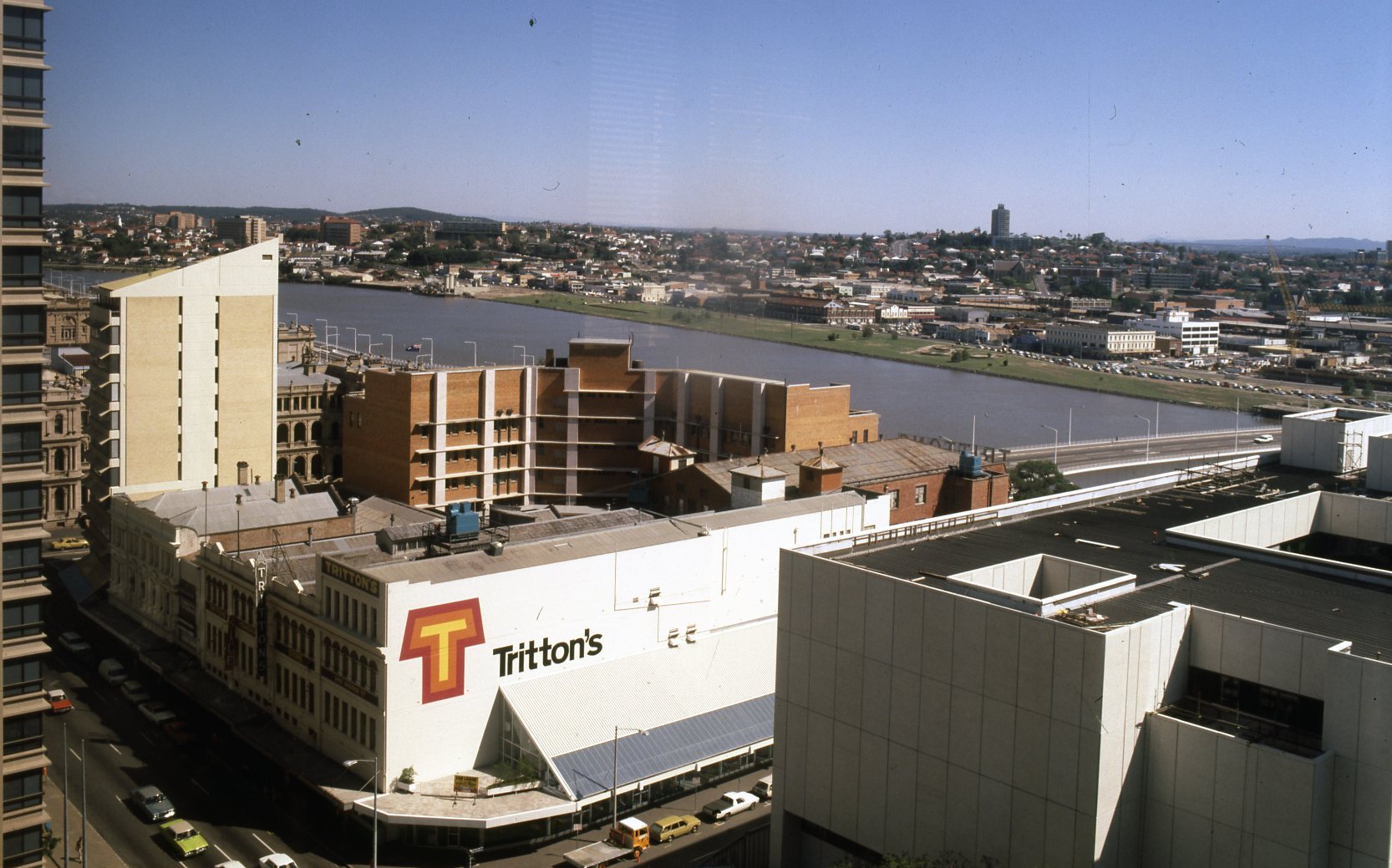 Tritton's Furniture Building corner George Street and Adelaide Street - 1980