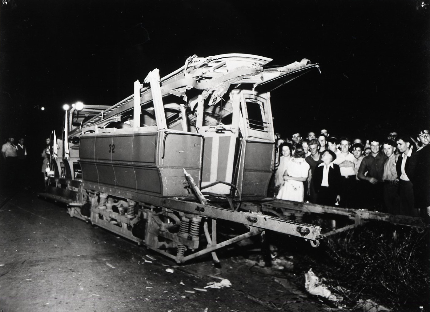 Tram accident - Kedron - 1946