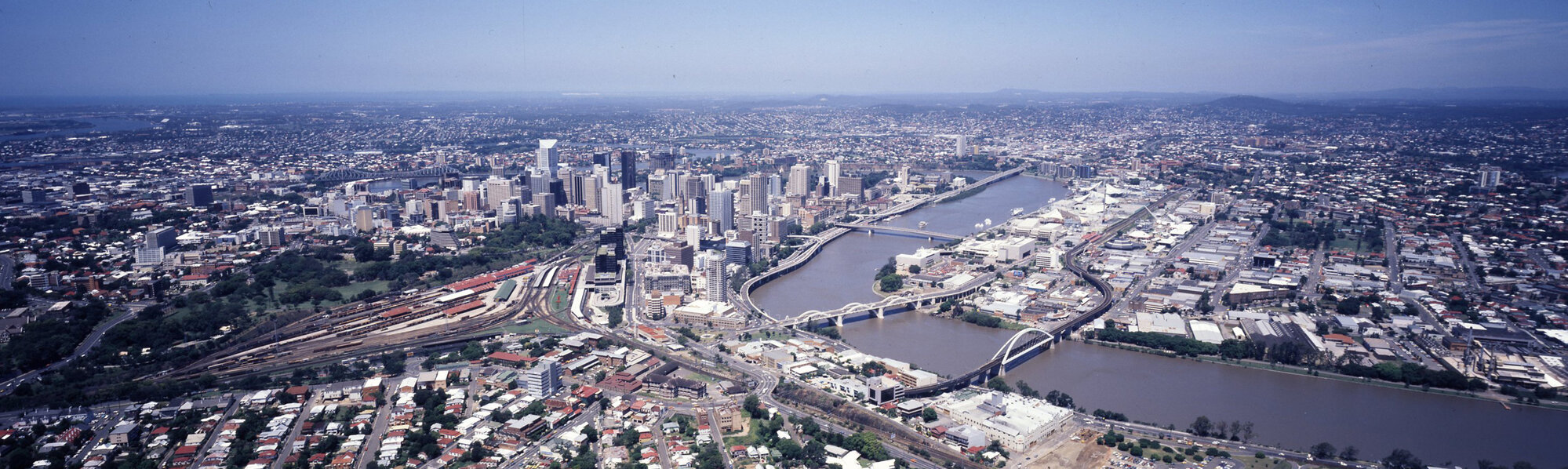 Aerial View of City from Paddington - 1989