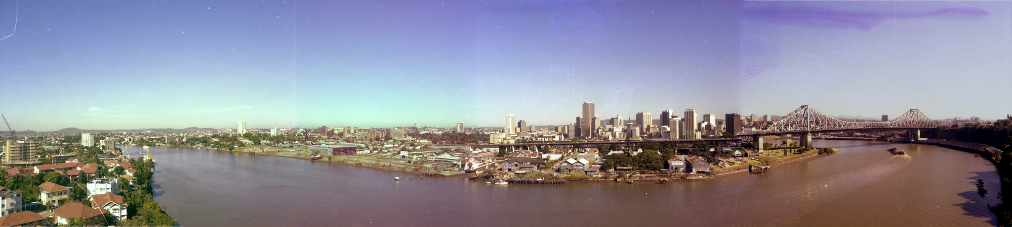 View of Kangaroo Point and Story Bridge from Gleneagles - 79 Moray Street - New Farm.