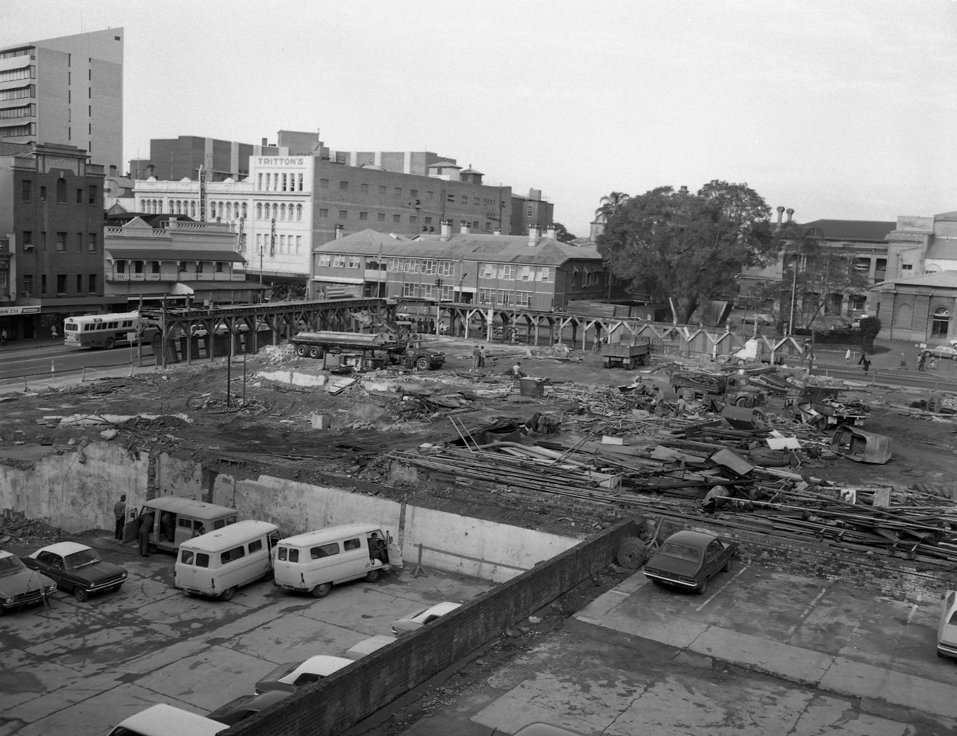 Ann George and Adelaide Street Corner - Demolition of Existing Buildings 1973