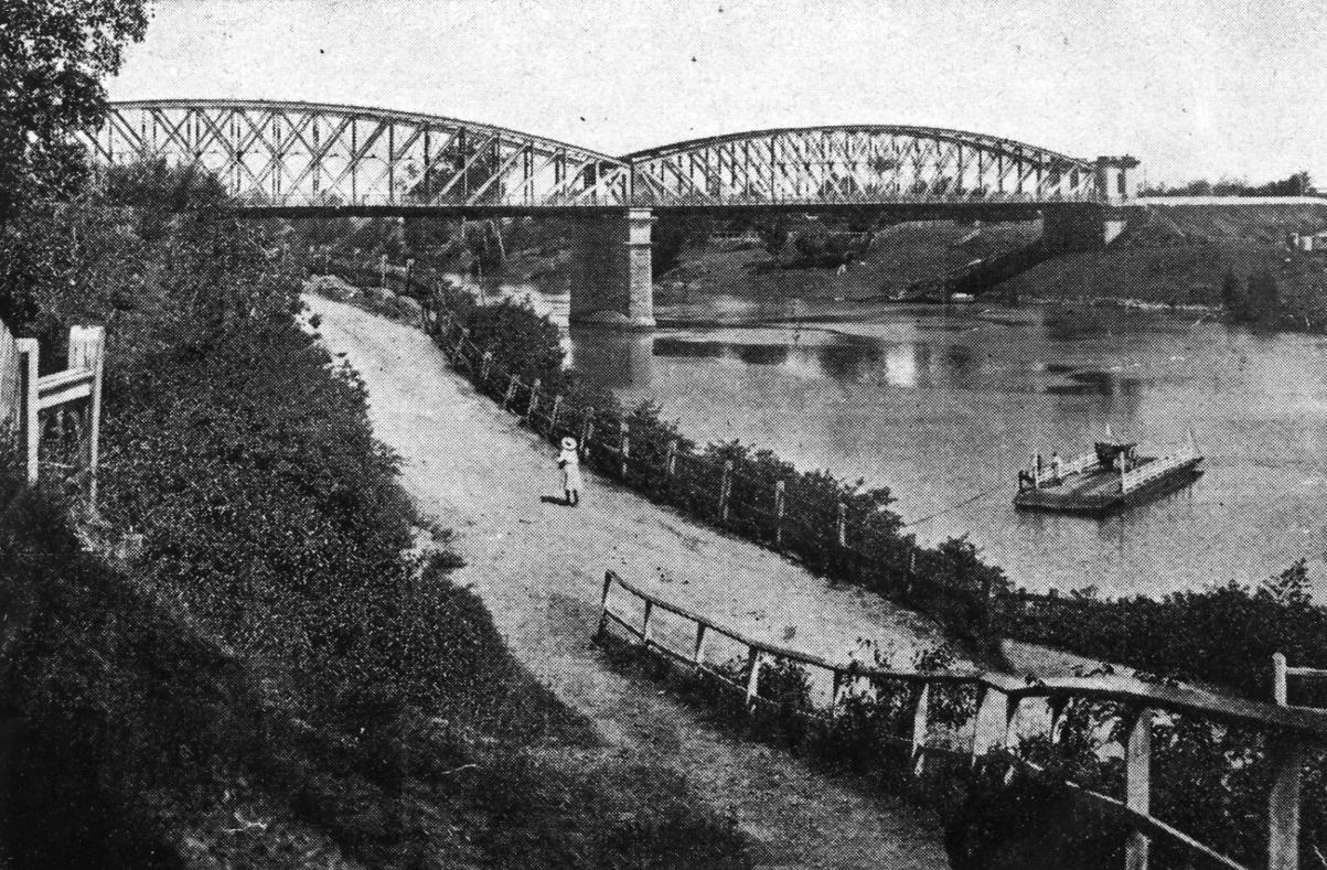 Indooroopilly Railway Bridge from Radnor Road - Indooroopilly - 1900