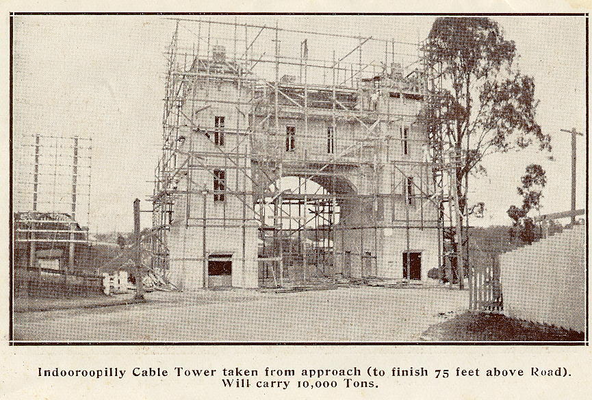 Walter Taylor Bridge construction - Indooroopilly - c1930