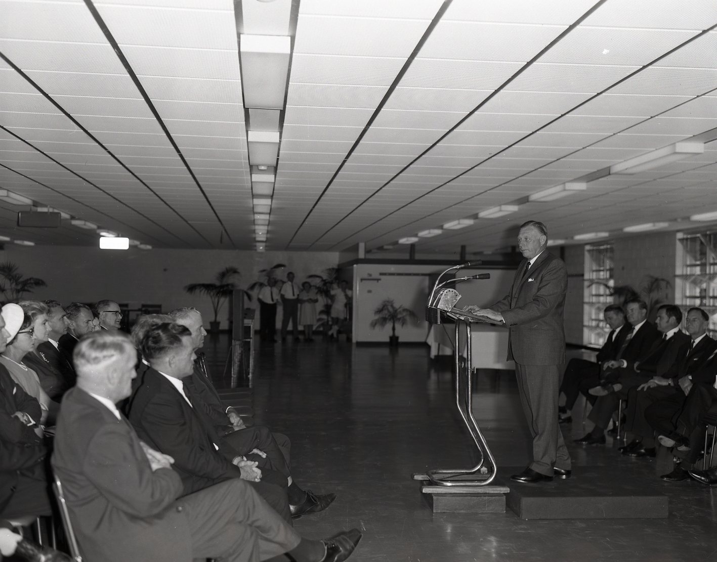 Carina Bus Depot Opening by Lord Mayor Clem Jones - 1969