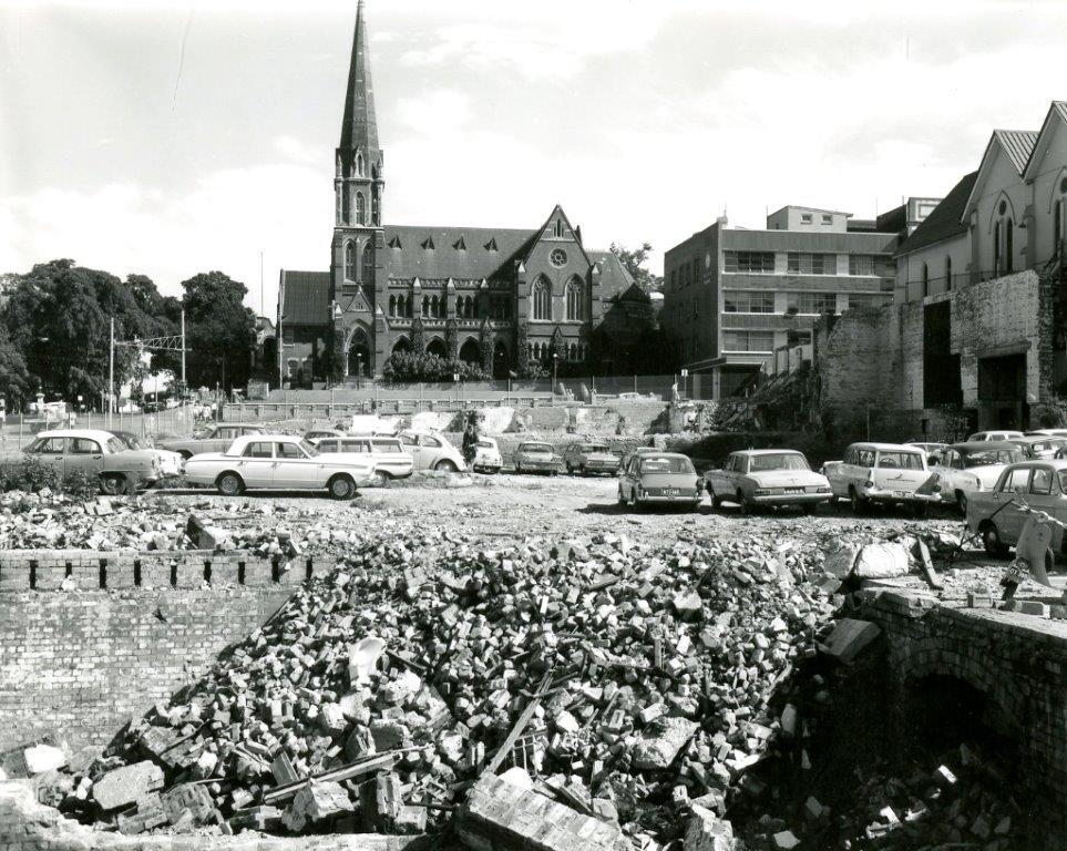 King George Square and Carpark - Construction Progress 1967
