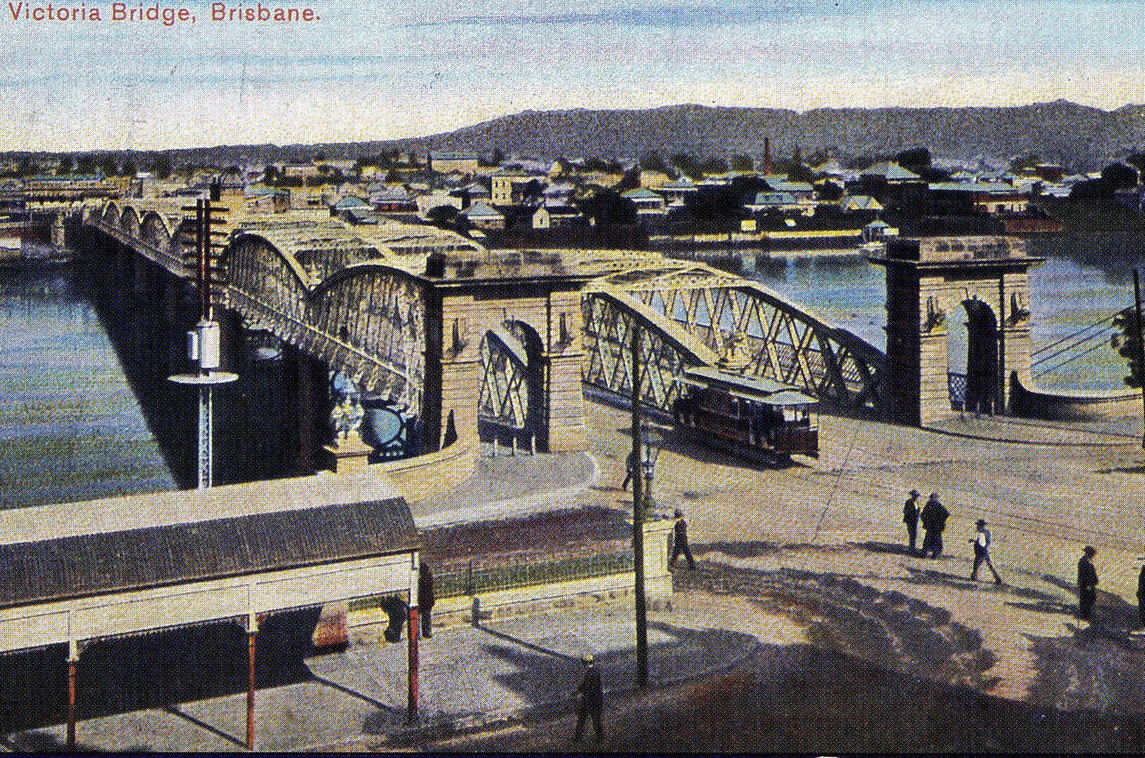 Victoria Bridge from the Treasury Building - 1900