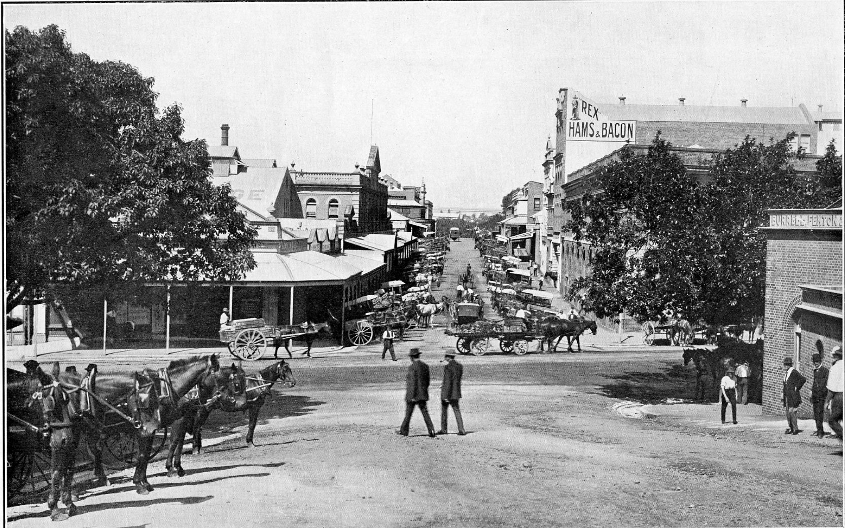 Turbot Street - Roma Street Markets - Brisbane City Council 1916