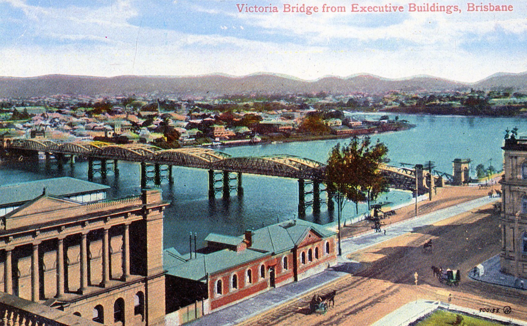 Victoria Bridge from Executive Building - 1900
